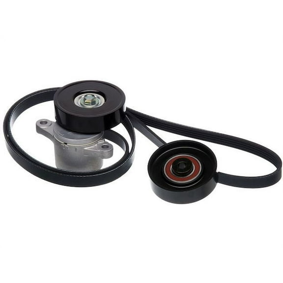 Serpentine Belt Drive Component Kit - Compatible with 2007 - 2009 Suzuki SX4 2.0L 4-Cylinder GAS 2008