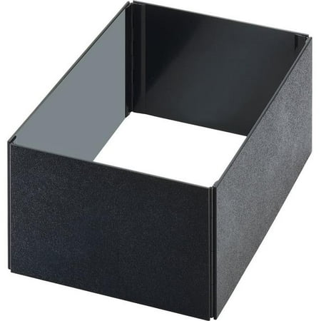 

Cal Mil BH4220-13 Folding Texture Tone Ice Beverage - 12 in. - Black