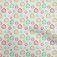 thumbnail image 1 of oneOone Cotton Poplin Twill Beige Fabric Ocean Watercolor Sea Cockle Shell Craft Projects Decor Fabric Printed By The Yard 56 Inch Wide, 1 of 4