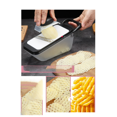thumbnail image 4 of Household Multifunctional Vegetable Cutter Shredder Kitchen Grater Slicer Pink Radish Shredded Crusher, 4 of 6