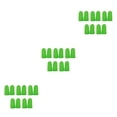 thumbnail image 3 of Wisewang Lot de 10 Bouchons d'Oreilles de Voyage Anti-Bruit Réduction de Bruit Insonorisation pour Sieste au Bureau Vert 3ensemble, 3 of 6