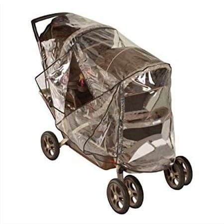 j is for jeep deluxe tandem stroller weather shield, stroller cover, child weather and insect protector, double stroller cover