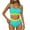 Yellow, variant on Youyipin womens swimsuits 2 piece High Waisted Tummy Control Ribbed Bikini Crop Top Brazilian Swimsuit Set swim suits for women 2025
