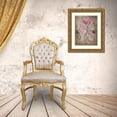 thumbnail image 3 of Grey, Jace 15x18 Gold Ornate Wood Framed with Double Matting Museum Art Print Titled - Floral Fence Mate 3, 3 of 4
