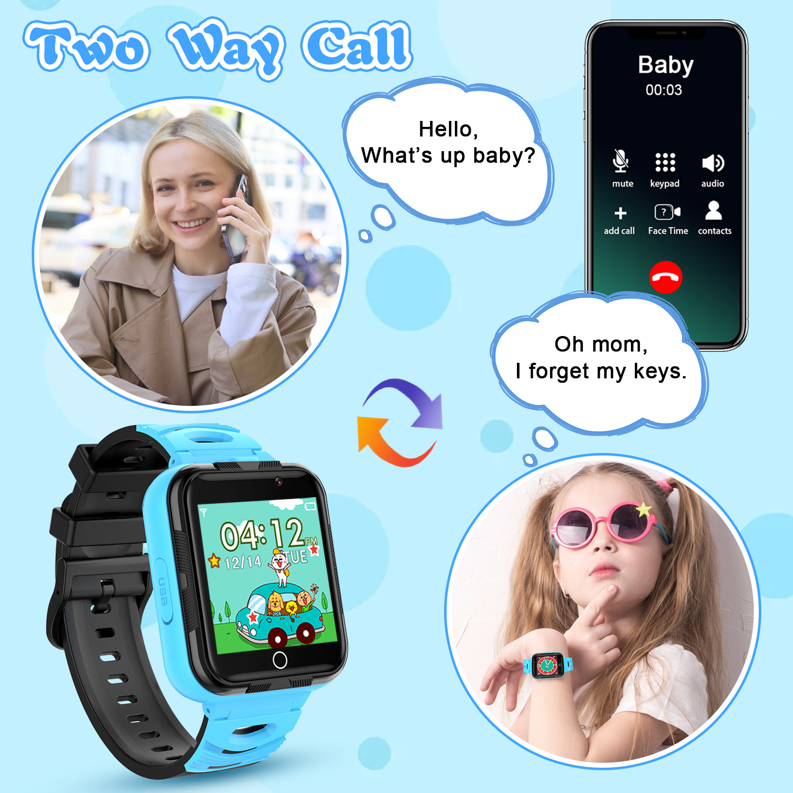 SZBXD Kids Smart Watch with SOS and Games photo 4