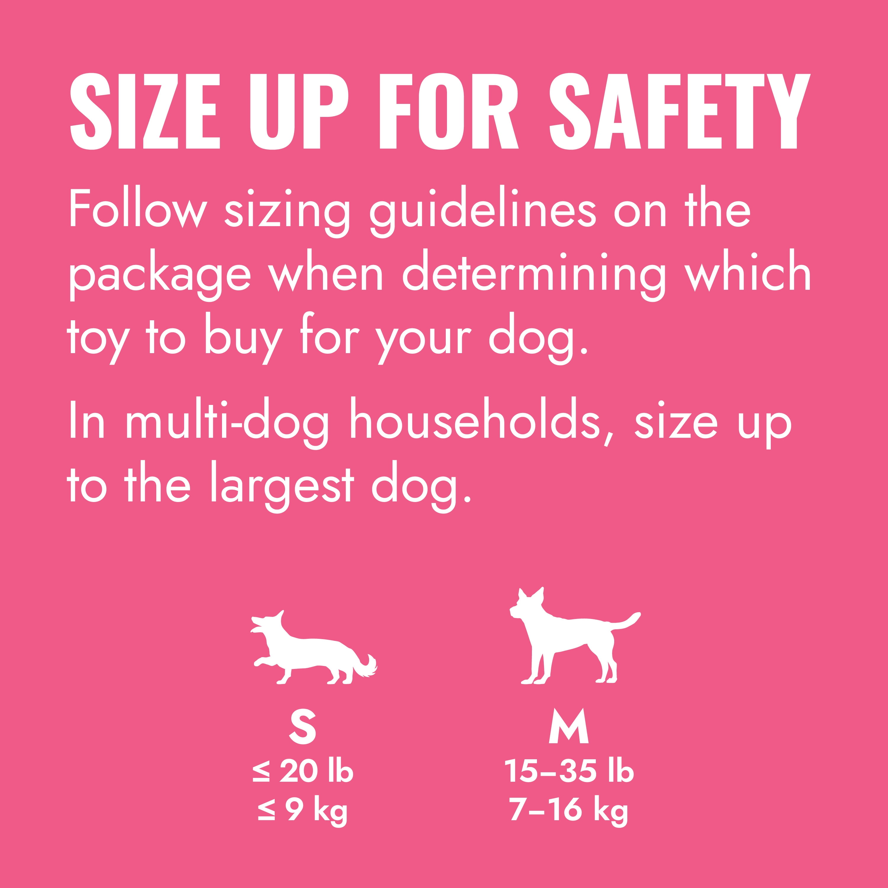 KONG® Puppy Binkie Stuffable Dog Toy, Pink, Small for Beginner Chewers