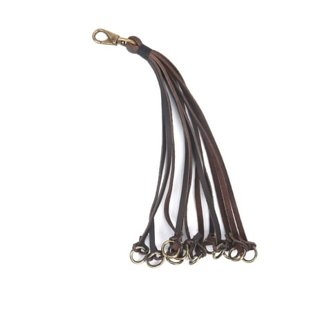 TOURBON Hunting Accessories Leather Game Carrier Birds Hanger Duck Strap 12 loops Dark Brown