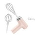 thumbnail image 2 of Batidor de huevos eléctrico portátil inalámbrico para batir y hornear en la cocina Cabeza doble rosa, 2 of 9