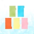 thumbnail image 4 of KAKOWELY Séparateurs de Pages Colorés A5 Index Coloré Pages Classifiées Papier à Onglets 8.27"X5.59"X0.2 Pouces, 4 of 4