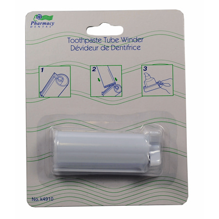 Toothpaste Tube Winder White Plastic Squeeze Dispenser Easy Rolling Gadget