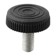 thumbnail image 2 of Adjustable height foot, plastic base, 10 Pack Screw in, 2 of 9