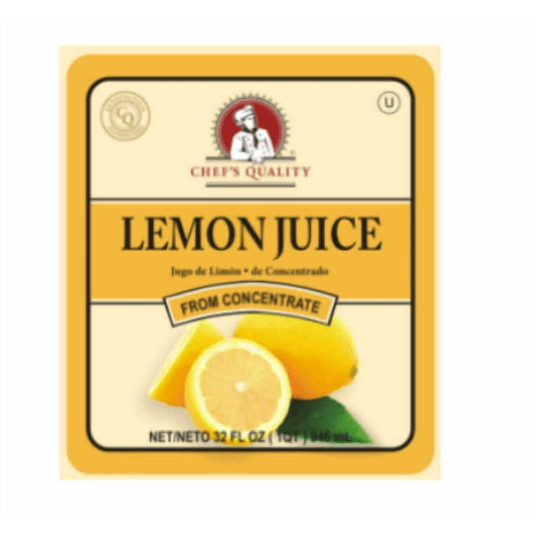 Chef's Quality Lemon Juice, 32 fl oz bottle - Walmart.com