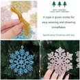 thumbnail image 4 of Árbol De Navidad Brillo Copo De Nieve Colgante Para El Hogar Año Nuevo Fiesta De Navidad Decoración De Invierno 36 Piezas Monstrate HA038333-00, 4 of 6