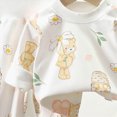 thumbnail image 4 of masbird Cotton 2 Piece Pajamas Boys Girls Long Sleeve Sets Toddler Pjs Kids Fall Winter Sleepwear Sets for 6-12 Months 12-24 Months 2 3 4 5 6 7 8 9 T Children(Khaki,6-12 M), 4 of 4