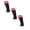Black 3PCS, variant on FUZHIQ 3 Pairs Kids Soccer Socks Striped Knee High Tube Socks Football Baseball Uniform Sports Socks for Boys Girls, 7-12 Years