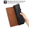 thumbnail image 7 of Artyond 2024 iPad Pro 11 Inch Case M4 5th Generation, Premium PU Leather with Auto Sleep/Wake Card Slots Multi-angle Viewing Stand Case for iPad Pro 11 Inch M4 (5th Generation) 2024 Release, Brown, 7 of 7