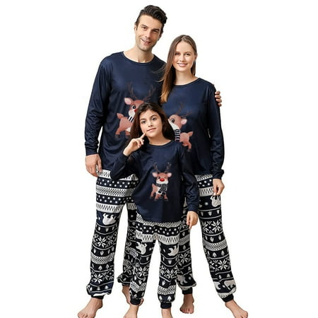 

Family Christmas Pjs Matching Sets Christmas Pajamas for Family Christma Pajama Family Elk Xmas Holiday Sleepwear Set
