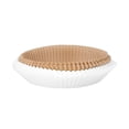 thumbnail image 6 of Elowen Disposable Paper Paper Air Fryer Disposable Paper Liner Mat Wood Pulp Steamer Round Paper Liners Barbecue Oven Baking Cooking Non-Stick Oil Paper Kitchen Pan Pad, 6 of 7
