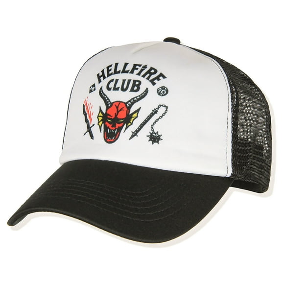 Stranger Things 4 Adult Hellfire Club Costume Adjustable Trucker Hat Cosplay Cap