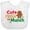 AA-White, variant on Inktastic Cute Enough to Munch with Gingerbread Man Boys or Girls Baby Bib