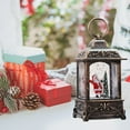 thumbnail image 4 of MORESEC XUld Home Christmas Oil Lamp Wind Lamp Drifting Snow Music Box Desktop Decoration Gift 50ml 13x9x9cm Fall Decor, 4 of 6
