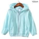 thumbnail image 3 of Chaqueta con capucha de algodón con protección solar para niños para bebé niña niño, verde, 100 cm Inevent AP001415-06, 3 of 7