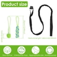 thumbnail image 2 of LINFANG 2 Pcs Dog Rope Toys Interactive Dog Bungee Toy with Chewing Rope for Most Dogs Multipurpose Pet Accessories for Indoor and Outdoor Activities, 2 of 8