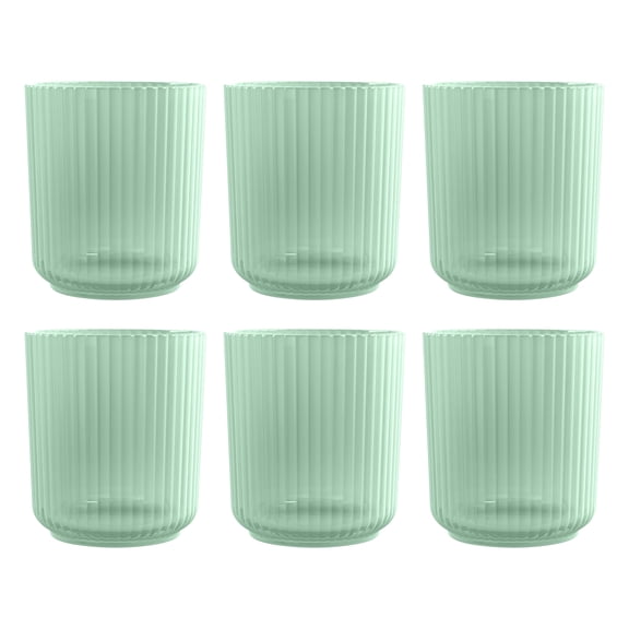Mesa PP Drinking Glass - Mint - 15 oz - Set of 6