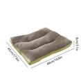 thumbnail image 6 of JLFNYA Cat Dog Kennel, 18.8 x 17.6 x 3.1 in Cat Beds, Puppy Bed, Plush Dog Mattress, Thickened Dog Kennel Mat for Fall and Winter, Suitable for Puppy Curl Sleeping, Cat Beds for Indoor Cats, 6 of 6