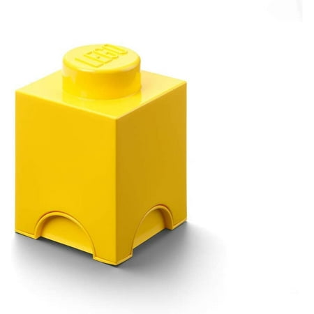 LEGO Storage Brick Toy Box, Bright Yellow