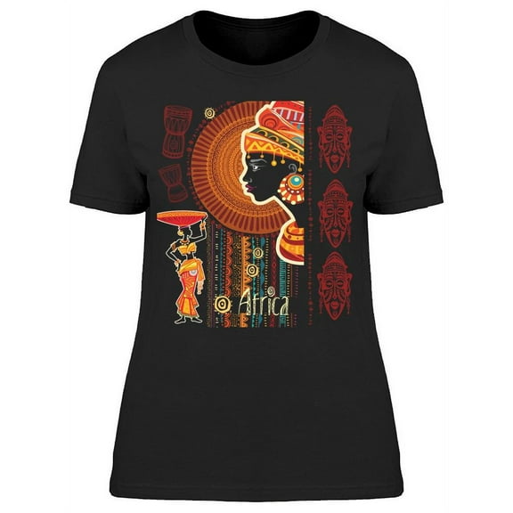 "africa" Women Ethnic Ornaments T-Shirt Women -Image by Shutterstock, Female Medium