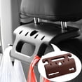 thumbnail image 3 of S SERENABLE Car Hooks Car Vehicle Backseat Organizer Storage Hanger Holder Hooks for Handbag Coffee, 3 of 8