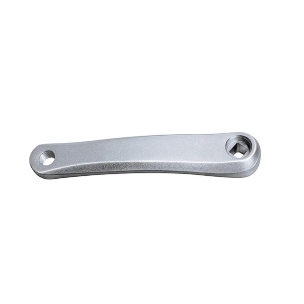 Toystoory Manivela izquierda para bicicleta de 170mm, reemplazo de alto rendimiento de aleación de aluminio con brazo de bielas con orificio de rombo para Ciclismo Plata Toystoory OD010794-02