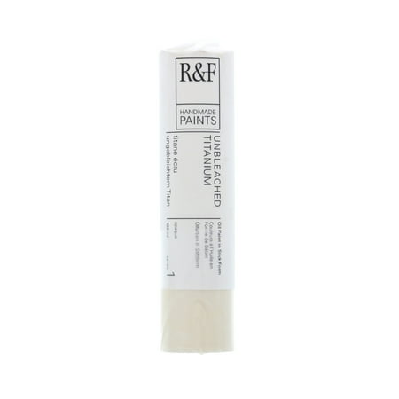UPC: 0836943004566 | R&F Handmade Paints Pigment Stick  100ml  Unbleached Titanium
