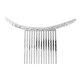 thumbnail image 2 of Peine elegante para mujer, peine nupcial, accesorios nupciales para boda, accesorios para el cabello PLATA Yuyangstore Peine de pelo de moda para mujer, 2 of 7
