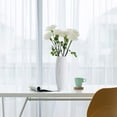thumbnail image 4 of CPDD 8 Inch White Ceramic Flower Vase, Waterfall Textured Vase for Home Decor, VS-WF-8 8 Inch, 4 of 6