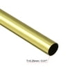 thumbnail image 4 of Uxcell 9.5mm OD 0.25mm Wall Thickness 300mm Length Brass Tube 2 Pack, 4 of 6