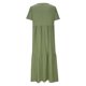 thumbnail image 5 of ICHUANYI Clearance Women's Cotton Linen Solid Color Loose V-neck Short Sleeved Dress(Army Green, XXL) ICHUANYI WER2023081112186, 5 of 6