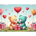 thumbnail image 4 of Heart Balloons Backdrop Background Wall Banner Valentines Day Party Decorations Romantic Celebration Event Decor Wedding Photography Prop, 4 of 4