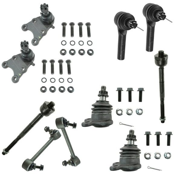 TRQ 10 pc Kit Ball Joint Tie Rod End Sway Bar Link Front LH RH for Chevy GMC New PSA59775 Fits select: 2004-2005 CHEVROLET COLORADO, 2004-2005 GMC CANYON