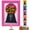 Pink, variant on Candy Dispenser Picture Frame Wall Mounted – 2-in-1 Gumball Machine with Push-Button, Decorative Wall Art & Candy Dispenser for Home, Office & Gift with 3 Ziplock Bags (Red)