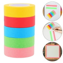 TEHAUX Assorted Color Rubber Craft Tape for Projects, Home Use, Easy to Use, High Adhesion, Multipurpose Decorative Tape
