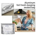 thumbnail image 4 of Sacs de Rangement en Papier D\'aluminium Refermables Réutilisables, Étanches, avec Fermeture Éclair, pour Aliments, Congélateur et Bouillance, Lot de 10 en Plusieurs Formats (P/M/G) pour Préparation de Repas, Collations et Ingrédients, 4 of 9