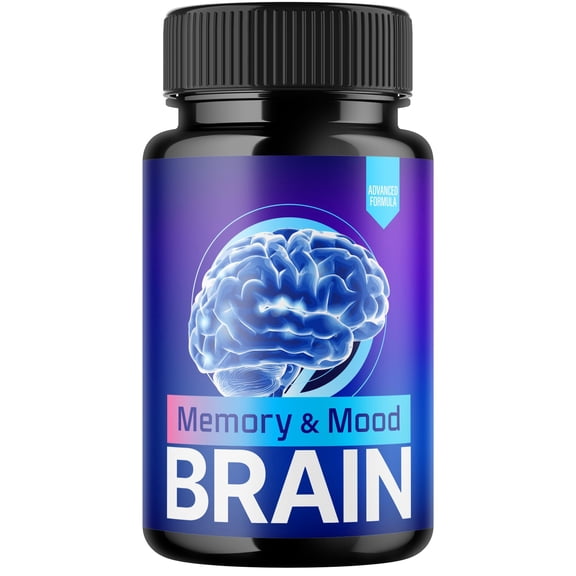 Memory and Mood Brain Advanced Formula Brain Support Pills Maximum Strength Supplement 60 Capsules