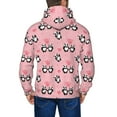 thumbnail image 5 of Zip Up Hoodies for Men - Valentine's Day Panda Long Sleeve Comfrt Men'S Fashion Hoodies & Sweatshirts, Jackets for Men Hoodies Pullover Clothing Clothes with Pouch, 5 of 5