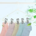 thumbnail image 1 of asddcavvf Round Head PP Clip Functional Round Tube Hanger Accessories Windproof Fixed Drying Clothes White Black Clip Bobbin Clips for, 1 of 7