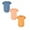 Light Pink 1PCS & Dark Blue 1PCS & Orange 1PCS, variant on 3-Pack Baby Boy Clothes Baby Bodysuit Thin Backed Onesie Pajamas Clothes 12 Months