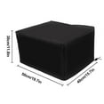 thumbnail image 3 of pitrice Housse de Protection pour Imprimante Pliable Résistante à l'Eau Accessoires pour 9015 XP-7100 Noir 50x40x30cm, 3 of 9