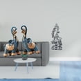 thumbnail image 2 of Escultura de de resina moderna y figura de Guan Yin, adorno artístico coleccionable para escritorio, estante, hogar, oficina, dormitorio, sal, 2 of 8
