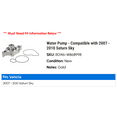 thumbnail image 2 of Water Pump - Compatible with 2007 - 2010 Saturn Sky 2008 2009, 2 of 2